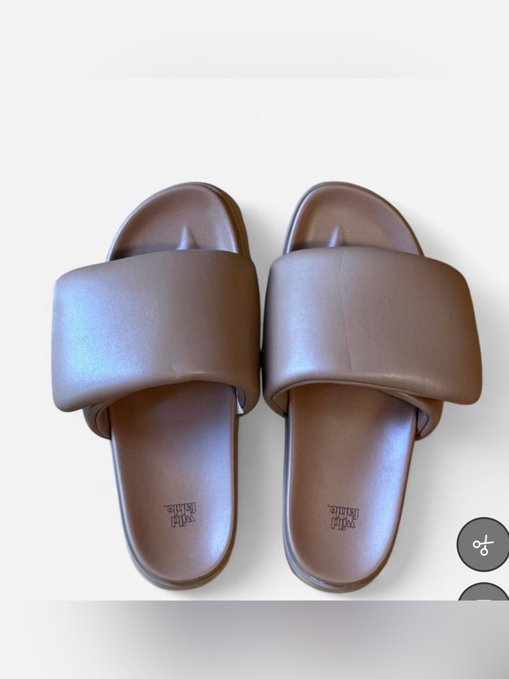 Wild Fable Puffy Khaki Slides